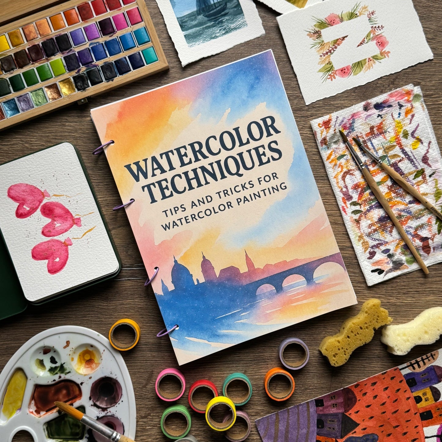 1.000+ FREE Watercolor Techniques