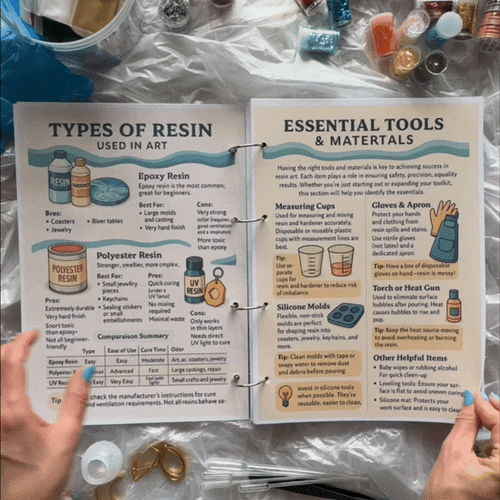 1.000+ Resin Art Notes (FREE Today)