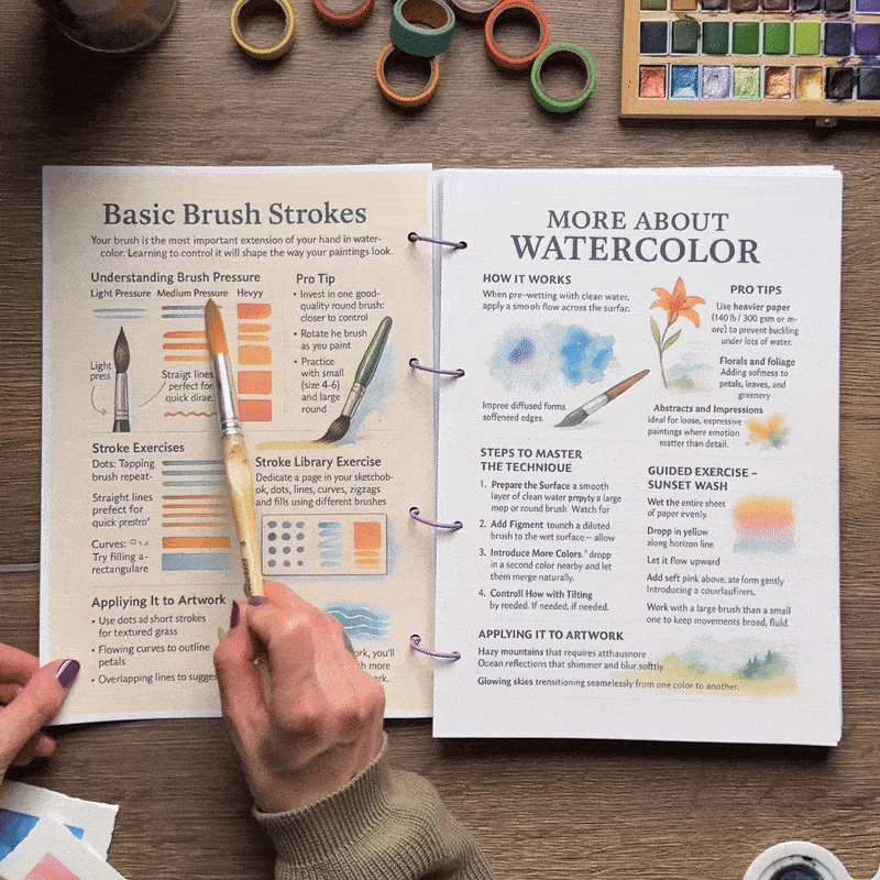 1.000+ FREE Watercolor Techniques