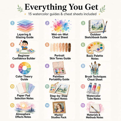 1.000+ FREE Watercolor Techniques